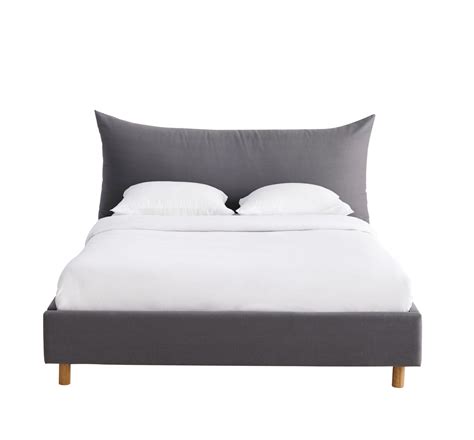 C'est vrai, vous allez véritablement pouvoir vous informer comment bénéficier d'un tarif cadre de lit sans sommier avantageux ? Lit 140x190 avec sommier à lattes gris | Maisons du Monde