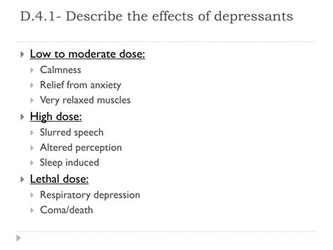Ppt Depressants Powerpoint Presentation Free Download Id2862426