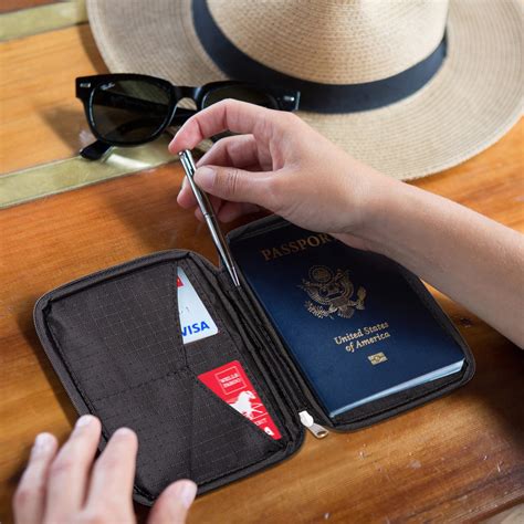 Rfid Blocking Passport Holder And Travel Wallet Zero Grid