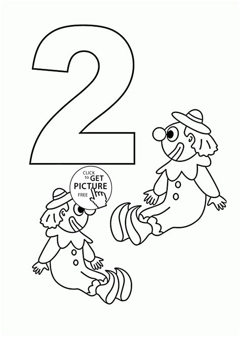 Number 2 Coloring Pages Coloring Home