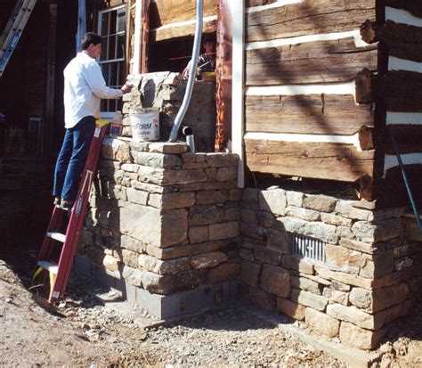 How To Build A Stone Fireplace And Chimney Encycloall