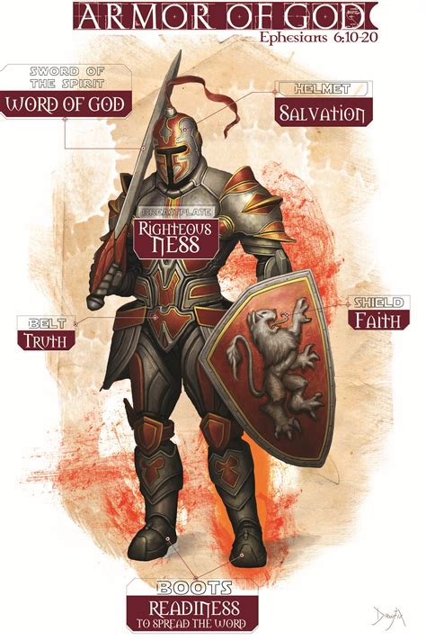 Armor Of God Ephesians 6 10 20 Armor Of God Prayer Warrior Christian Warrior