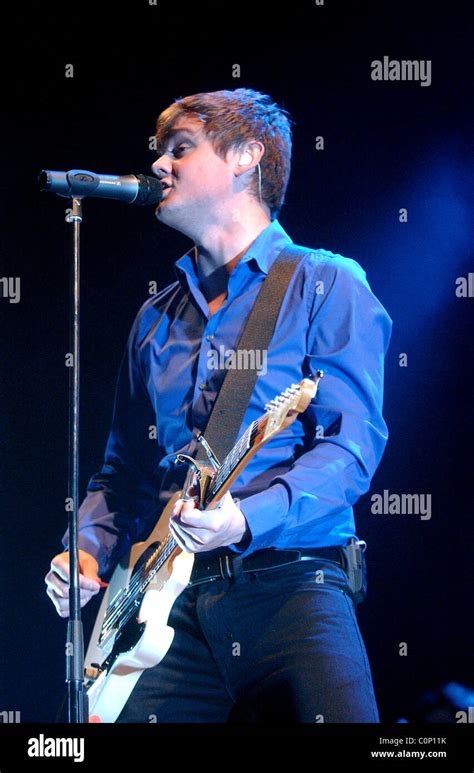 Tom Chaplin Of Keane Performing Live In Concert At The Ahoy Stadium