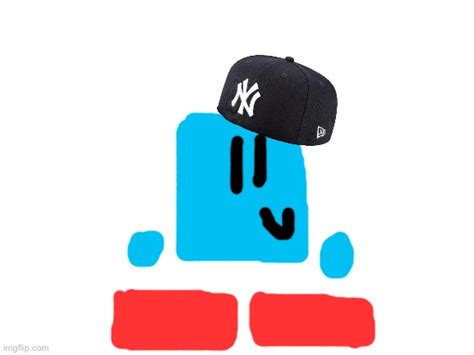 Woah Blocky With Yankee With No Brim Imgflip