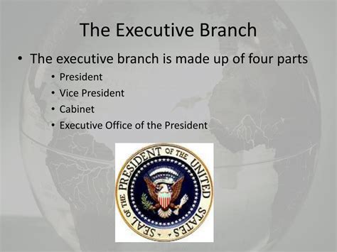 Ppt The Executive Branch Powerpoint Presentation Free Download Id651932
