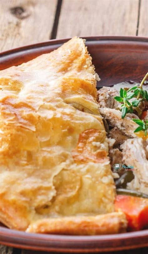 Load it up with parsnips, carrots, celery root and shallots. Chicken Pot Pie With Puff Pastry Crust | Recipe | Best chicken pot pie, Pre cooked chicken, How ...