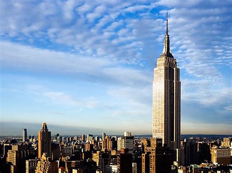 Empire State Building In Manhattan New York City United States