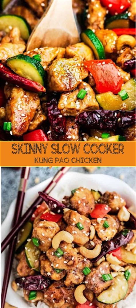 Skinny Slow Cooker Kung Pao Chicken Think Food