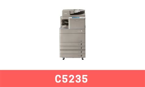 This is a v4 printer driver which is optimised for windows store applications. Canon IR Adv C5235 Drivers, Software, Download, Scanner ...