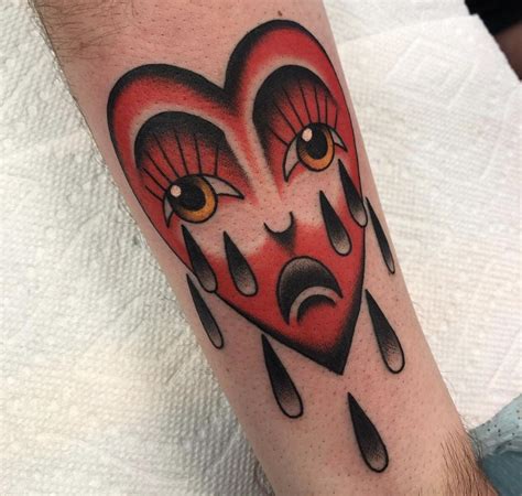 Bert Grimm Crying Heart On Me By John Setzer Yellow Bird Tattoo