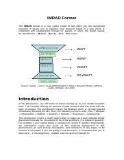 Introduction, methods, results and discussion. IMRAD format - Clark 1 Professor Rieder ENG 101 9 October ...