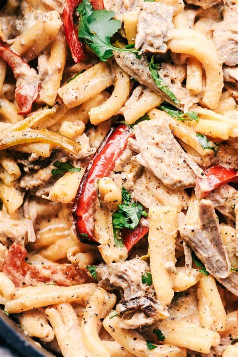 This recipe for mesquite grilled pork loin is sponsored by #smithfieldpork, all opinions and crazy ideas are 100% mine. Creamy Pork Carnitas Pasta | The Recipe Critic in 2020 ...