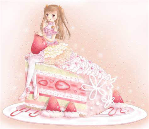Go to chibi drawing secton, which includes topics like anime, manga, animals, toys, based on popular movies as saylor moon, narutto, chibi anime. Strawberry Cake by ShiraKyandii on DeviantArt