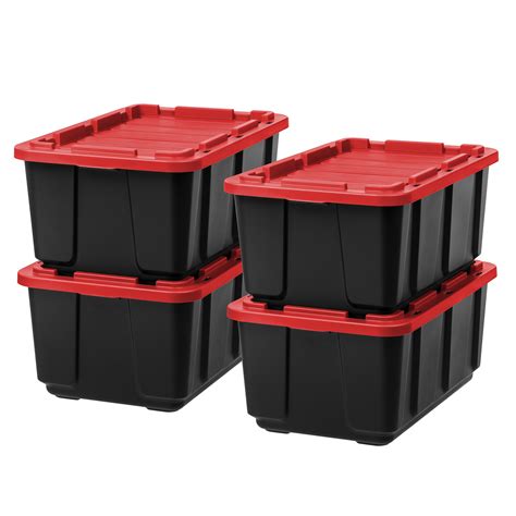 Amazon.com: HDX Tough Polypropylene Plastic 27 Gal. Storage Tote in
