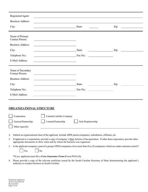 Scdca Form Peo 01 2023 Fill Out Sign Online And Download Printable