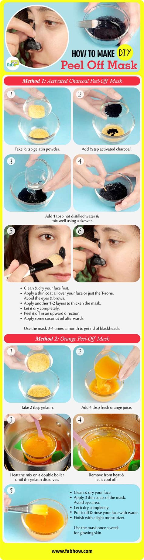 5 Diy Peel Off Facial Masks To Deep Clean Pores And Blackheads Fab How