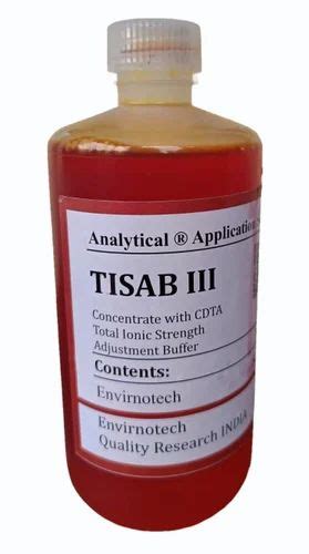 TISAB III Concentrate Laboratory Reagents Analytical Reagent Grade At Rs Bottle In Bhopal