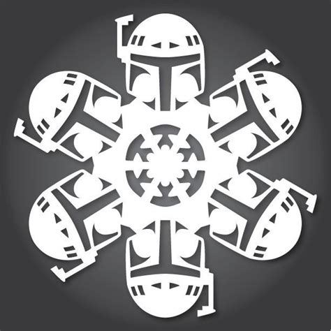 Stormtrooper Snow Flake Star Wars Snowflakes Star Wars Snowflakes