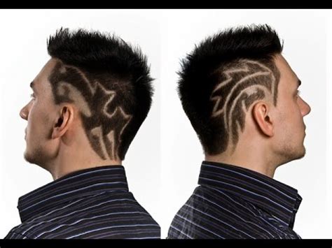 Cutting the hair with a specific pattern to produce an image known as the hair tattoo. Hair Tattoo Designs - 25 Cool Mens Hairstyle - YouTube
