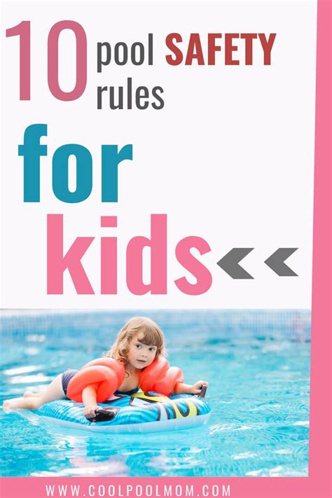 Pool Safety For Kids 10 Pool Rules Safety Rules For Kids Pool