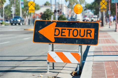 Detour Sign Stock Photos Pictures And Royalty Free Images Istock