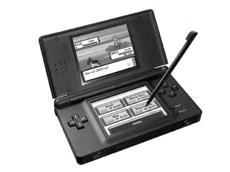1 The Nintendo Ds Lite Black Edition With Screenshots Of The Game