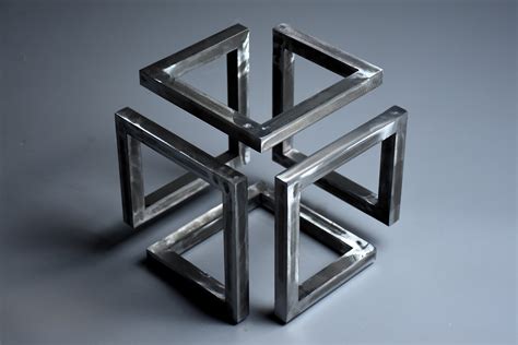 Бесконечный куб из профильной трубы своими руками 98 фото