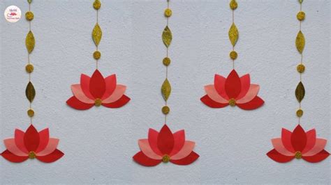 Lotus Flower Ganpati Backdrop Decorationdiyganpati Background