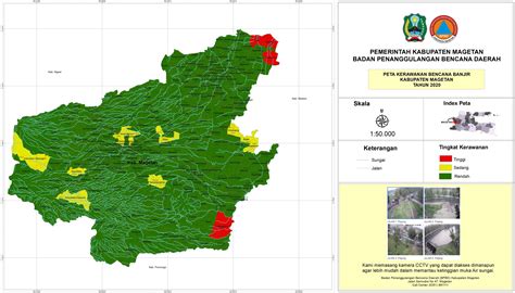[PETA BENCANA] RAWAN BANJIR KABUPATEN MAGETAN (BPBD MAGETAN)  BPBD KAB