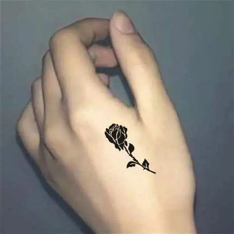 Sex Products Body Art Temporary Tattoo Women Sexy Chest Hand Fake Tattoo Stickers Simple Rose