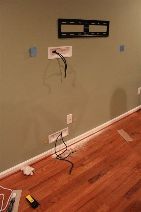 How To Hide Cables On Tv Wall Mount Wall Mount Ideas