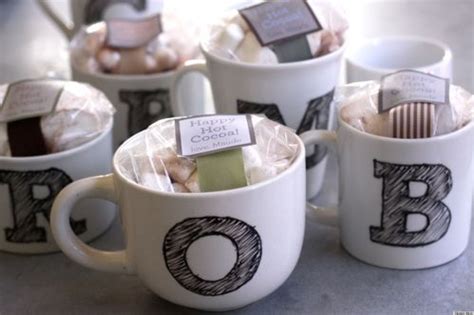 Look for ways to minister to others and think outside the box. Homemade Gift Ideas: Monogrammed Mugs | HuffPost