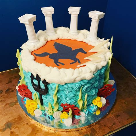 Percy Jackson Birthday Cake Percy Jackson Cake Percy Jackson