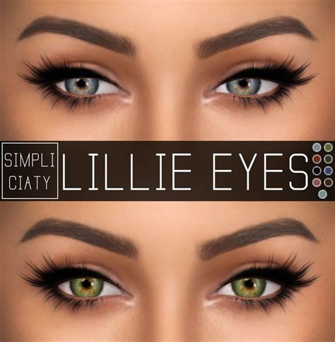 17 Best Sims 4 Eyelashes Images On Pinterest Sims Cc