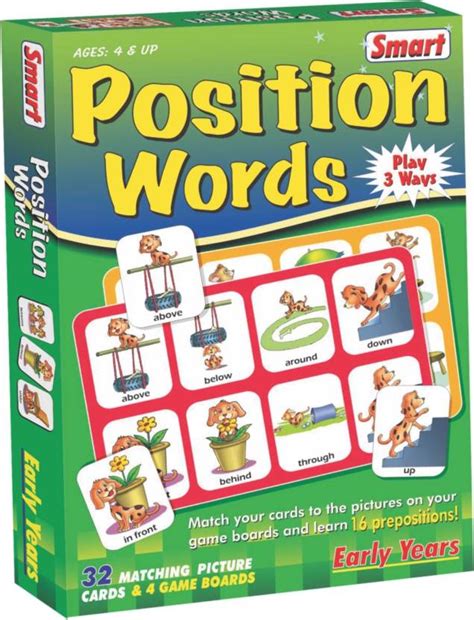 Ruga's positioning of 'g' shows that alphabetic order related to the letters' values as greek numerals was a concern even in the 3rd century bc. Smart Position Words Board Game - Position Words . Buy ...