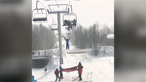 8 Year Old Survives Almost 25 Foot Fall From Ski Lift Chair In Maine