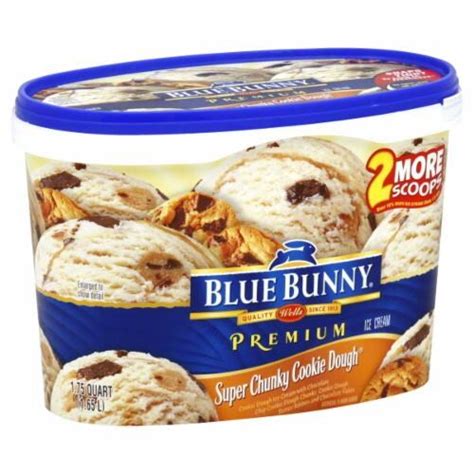 Blue Bunny Premium Super Chunky Cookie Dough Ice Cream 56 Fl Oz Fry