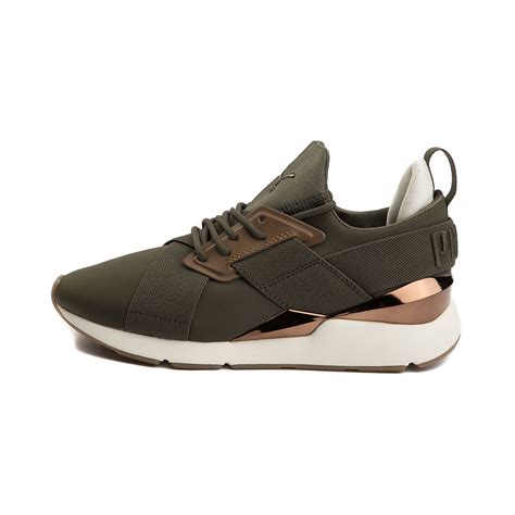 Maybe you would like to learn more about one of these? Puma Muse Metal Athletic Shoe Forrest Night/Rose Gold - VSneakers