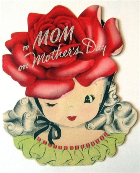 Vintage Mothers Day Card Mothersday Mothers Day Cards Vintage