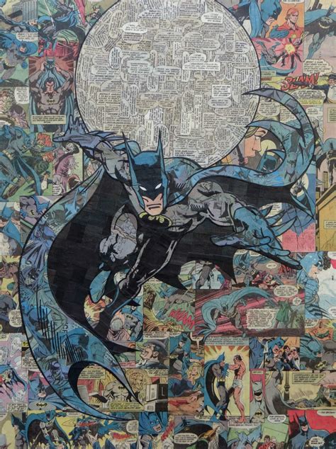 Batman Comic Collage By Darkhawk41 On Deviantart