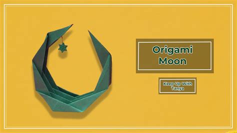 Diy Origami Moon Kids Origami Easy Paper Art Step By Step