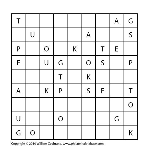Every sudoku has a unique solution that can be reached logically. Free Printable Word Sudoku Puzzles | Sudoku Printable