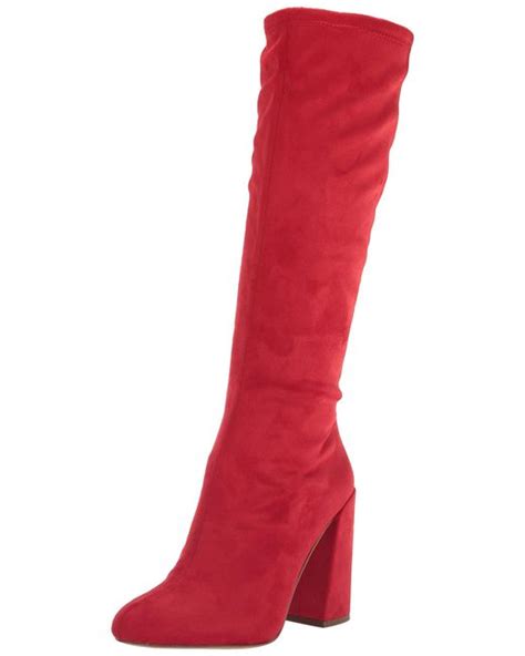 Jessica Simpson Benni Over The Knee Boot In Red Lyst