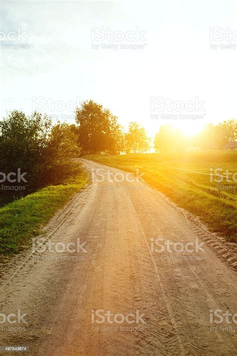 Dusk And The Countryside Road Stock Photo Download Image Now 2015