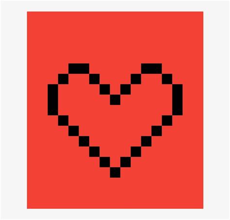 Pixel Art Heart Emoji