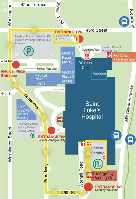 Saint Lukes Hospital Maternity Center Directions And Parking Saint