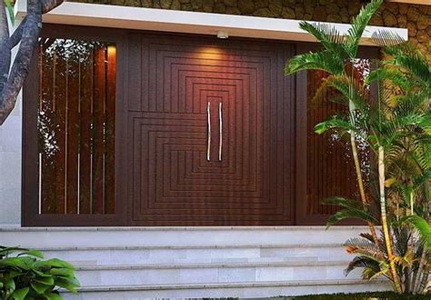 4 tips memilih bahan untuk pintu kayu. Desain Pintu Utama Rumah Modern Elegan Model Terbaru ...