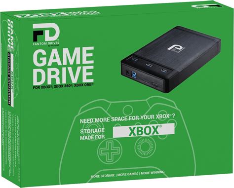 Fantom Drives Xbox External Hard Drive 3tb 7200rpm With
