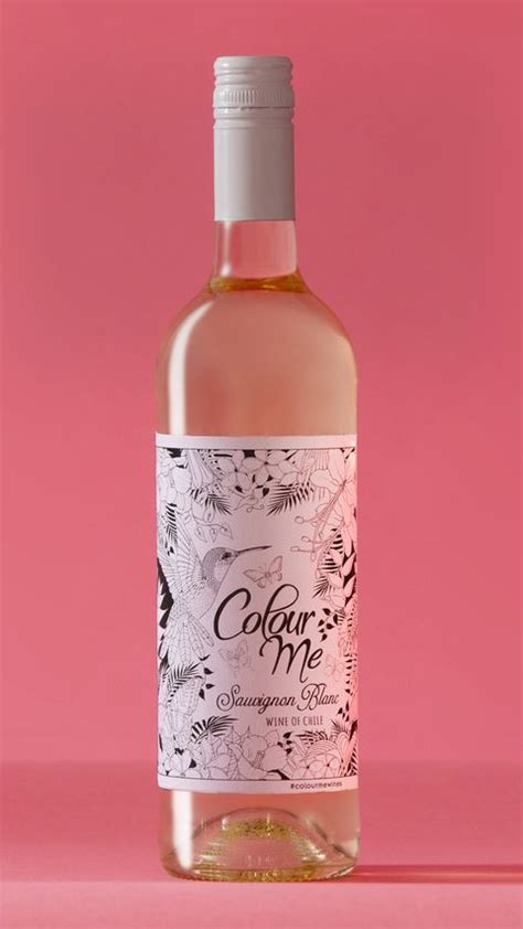 these wine bottles you can colour in from marks and spencer are our kind of mindfulness