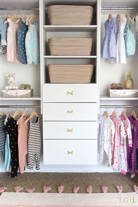 A baby comes with a lot of stuff, from pack and plays to play gardens, changing tables and closet organizers. How to Build a Beautiful Baby Clothes Organizer | Toddler ...
